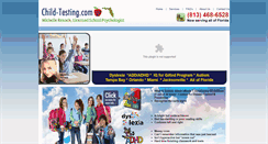 Desktop Screenshot of child-testing.com